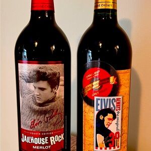 Graceland Cellars Jailhouse Rock Merlot Wine Bottles